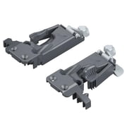 Hettich HT9306538 Quadro V6 1D Top Mount Fixing Clip Set for 0.62 in Subfront