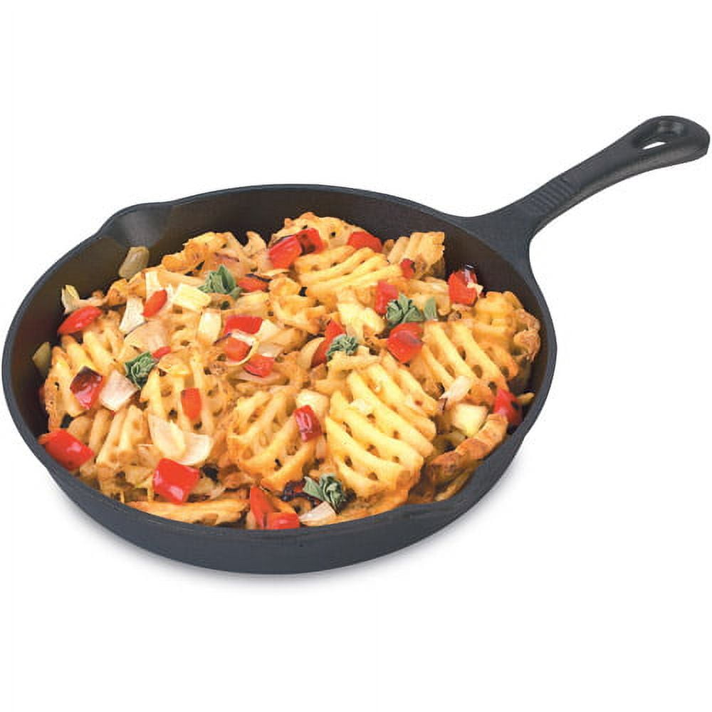 HEUCK CLASSICS 6 1/2 INCH RED CAST IRON SKILLET FRY PAN