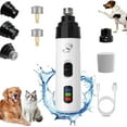 thumbnail image 1 of Heusom Silent Groom Pro Nail Grinder, Heusom Silent Groom Pro, Quiet Groom Rechargeable USB Charging Electric Pet Nail Grinder, All Pet Sizes and Nail Thicknesses, 1 of 9