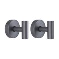 thumbnail image 1 of Hevirgo 2 Pcs Wall Mounted Towel Hooks Suction Cup Hooks Strong Load-bearing Simple Installation Coat Robe Hanger Storage Hooks, 1 of 8