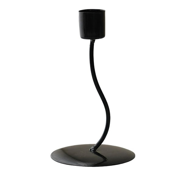 Hevirgo Taper Candle Holder Metal Curved Candle Holder Table Centerpiece Tapered Pillar Candles Holder for Wedding Festive Decor