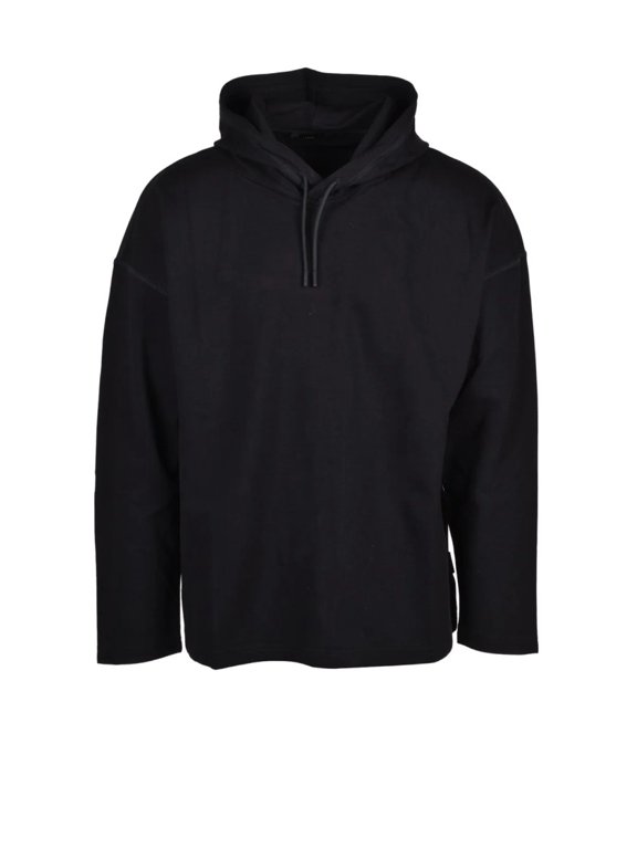 Black Viscose Polyamide Elastomer Men Sweatshirt (Men's)