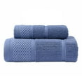 thumbnail image 1 of Hewann 3-Piece Towel Set Luxury Cotton Bath Towel Set – Soft & Absorbent 3-Piece Towel Set (1 Bath Towel, 1 Hand Towel, 1 Washcloth) – for Home, Gym, Spa, and Travel – Stylish Gift Packaging, 1 of 8