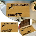 thumbnail image 1 of Hewann Funny Doormat Arrivals Departures Funny Doormat - Welcome Friends Doormat - Cute Home Door Mat, Outdoor Entryway Rug for New Home, Gift for Housewarming and Decor. Doormat, 1 of 7