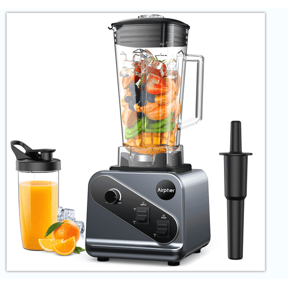 Hewcham Smoothie Blender for Home, 2000W High-Power Blender with 68 fl oz Pitcher, Ice Crushing & Safety Lock