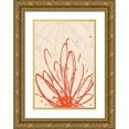 thumbnail image 1 of Hewitt, L. 11x14 Gold Ornate Wood Framed with Double Matting Museum Art Print Titled - Mandarin Burst II, 1 of 4