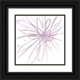 thumbnail image 1 of Hewitt, L. 15x15 Black Ornate Wood Framed with Double Matting Museum Art Print Titled - Pink Burst I, 1 of 4