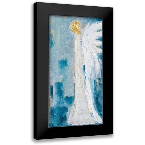 Hewitt, L. 9x14 Black Modern Framed Museum Art Print Titled - Angel Wings