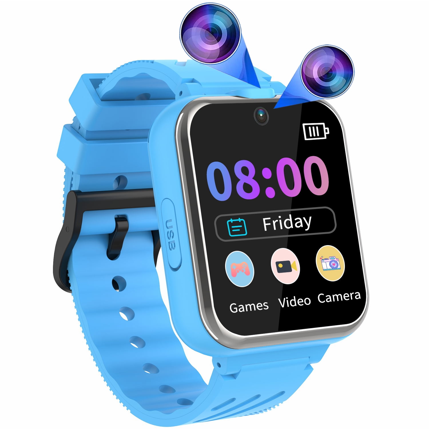 Hewitto Smart Watch for KidsKids Smart Watch with 24 Games Pedometer