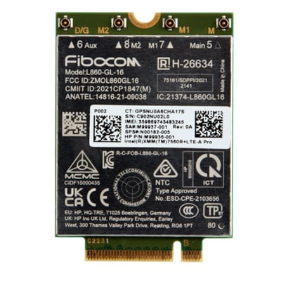 HP AM5R3AA 4G LTE-A Pro WWAN Module