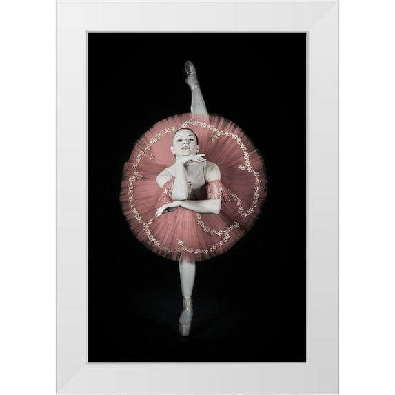 Hewson, Darlene 11x14 White Modern Wood Framed Museum Art Print Titled - On Pointe