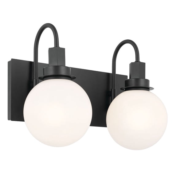 Black Two Light Bath from the Hex Collection