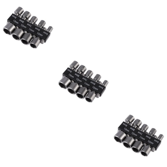 Hex Adapter Hexagon Shank Automotive Parts Car Power Socket Metric System 27 Pcs