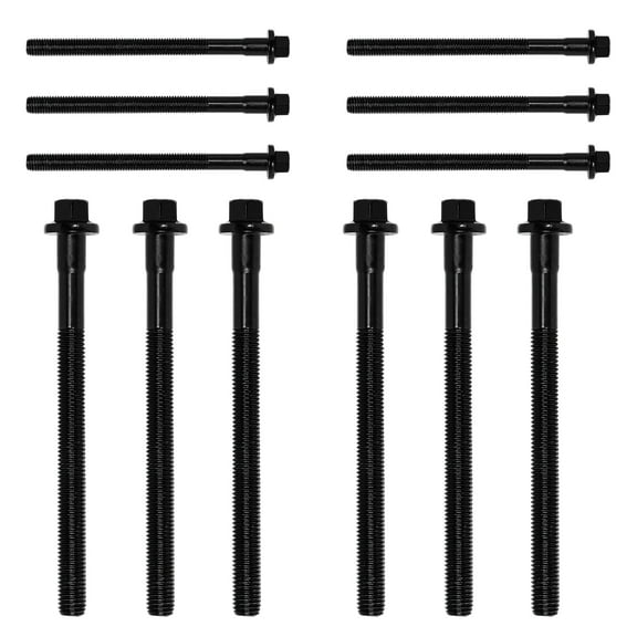 Hex Autoparts 12pcs Cylisnder Head Bolts 6842347 for Volvo XC90 XC60 S60 XC70 S80 S40 V70 1998-2016 Set of 12