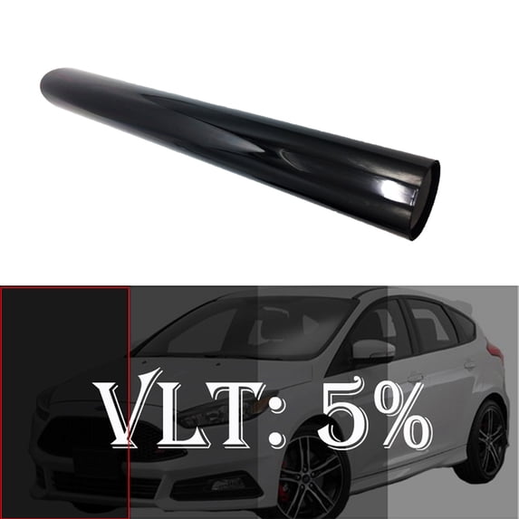 Hex Autoparts 20"x100FT 5% Limo Shade 2Ply Car Window Tint Film Roll 5%