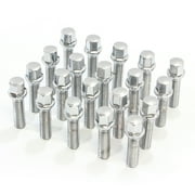 Hex Autoparts 20PCS 14x1.5 Lug Bolts Nuts for Mercedes Benz ML350 S500 GLK350 S550 CL500 GL450