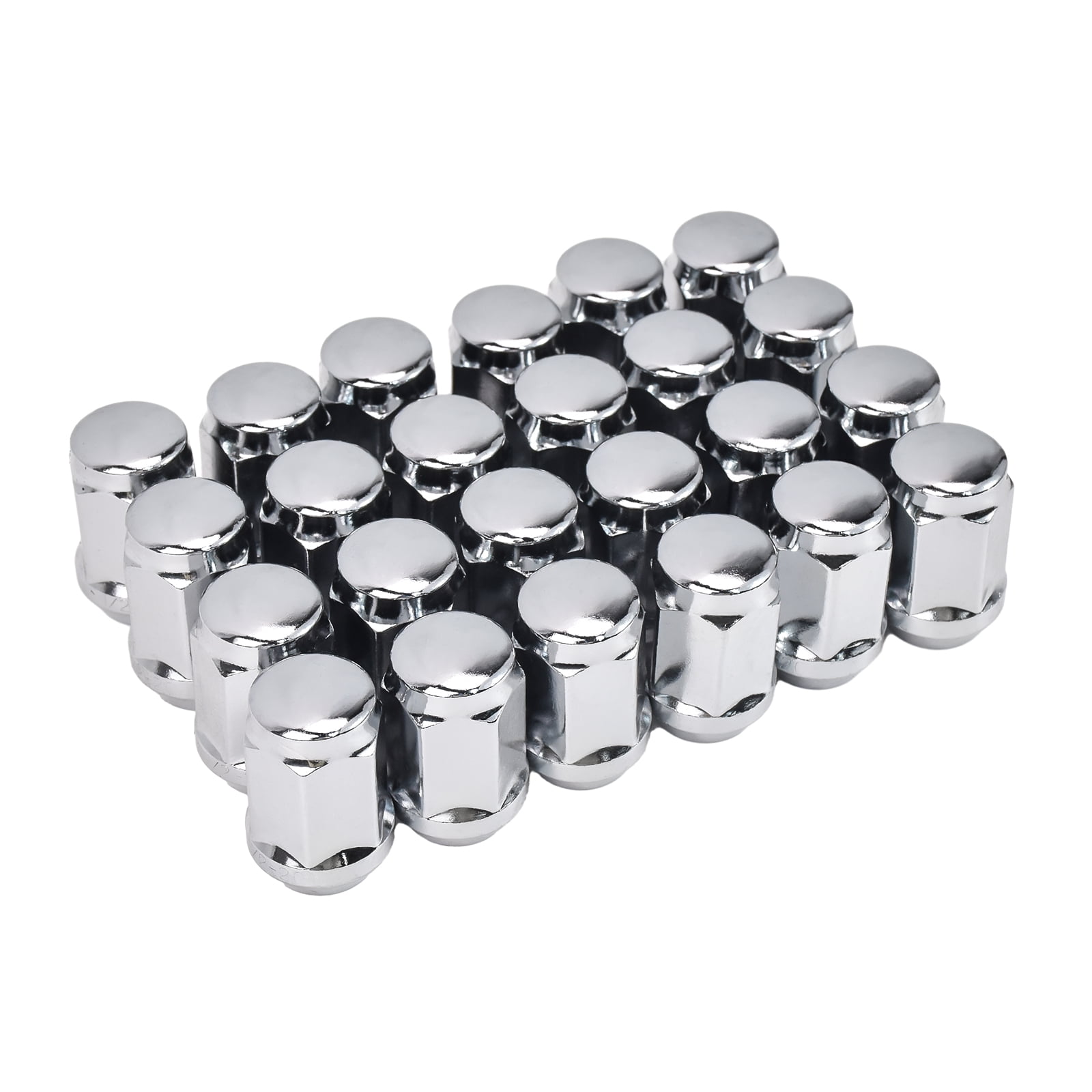 Hex Autoparts (24PCS) 1/2-20 Wheel Lug Nuts 3/4" Hex for Jeep Cherokee Comanche Commander Wrangler JK TJ