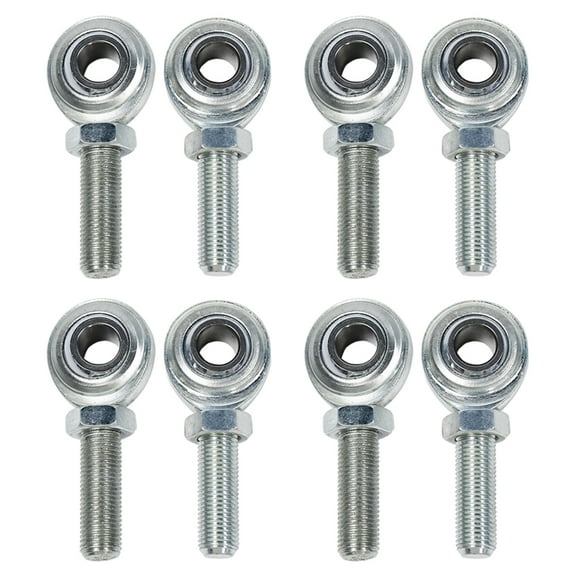 Hex Autoparts 4 Link RH & LH Heim Joints Rod End 3/8"-24 Thread x 3/8" Bore w/ Jam Nut CMRL6