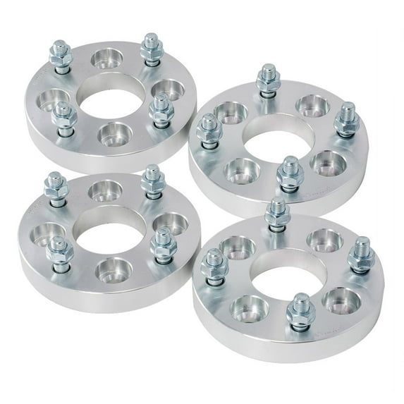 Hex Autoparts 4PCS 1" 25mm 4x100 to 4x114.3mm Wheel Spacers Adapters with 12x1.5 Studs Fits for Honda Civic Acura Integra Mazda Miata 4x3.94 to 4x4.5