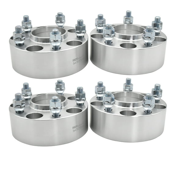 Hex Autoparts 4PCS 2" 5x4.75 to 5x4.75 Hubcentric Wheel Spacers Adapters with Lip M12x1.5 Fits for Chevrolet Corvette Camaro Pontiac GTO