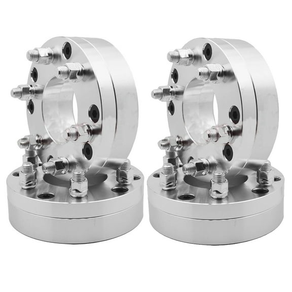 Hex Autoparts 4PCS 2" 5x5.5 to 6x5.5 Conversion Wheel Spacers Adapter 14x1.5 Thread Pitch