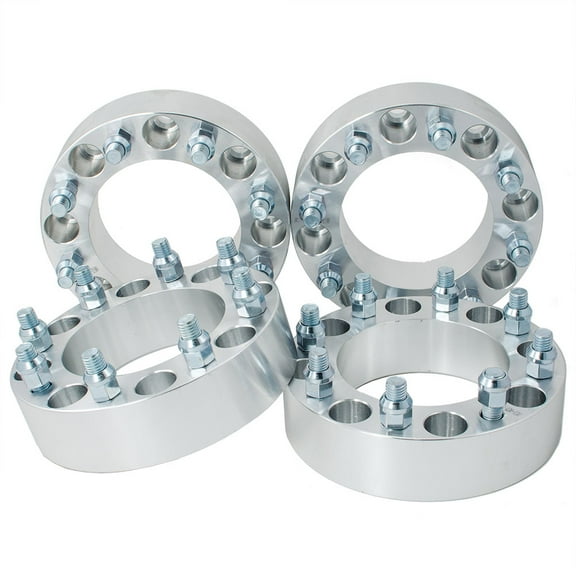 Hex Autoparts 4PCS 2" 8x170 to 8x170 Wheel Spacers Adapters Fits for Ford F-250 F-350 Super Duty 1999 2000 2001 2002 2003 2004 Stud Thread 14x2.0