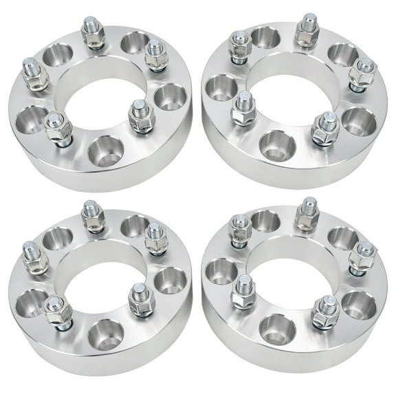 Hex Autoparts 5x5 to 5x4.5 Wheel Adapters 1.5" 1/2"-20 Studs for Jeep 5 Lug 5x127 to 5x114.3 Wrangler JK JKU 2007-2018, Commander 2006-2010, Grand Cherokee (WJ WK) 1999-2010