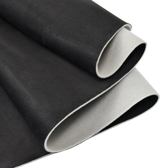 Hex Autoparts 72" x 60" 2 Yards Headliner Fabric Foam Backed Material Replace Sagging Upholstery Black Suede Roo Headliner for Automotive/Home DIY Repair Replacement 60inch Width