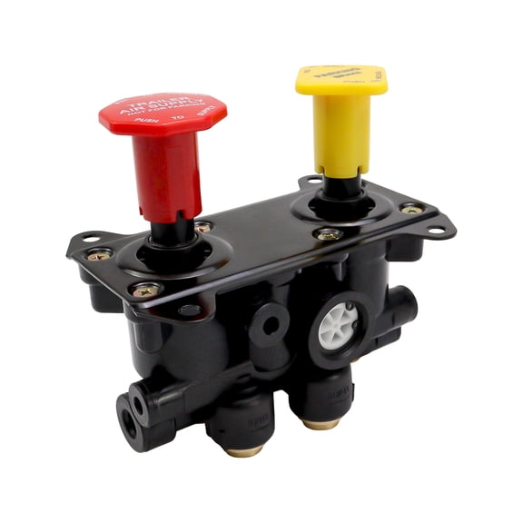 Hex Autoparts 800257 MV-3 Dash Air Brake Control Valve with 3/8 Push to Connect Port for Bendix, Freightliner, International Heavy-duty Commercial Trucks