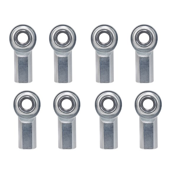 Hex Autoparts 8PCS RH 3/8"- 24 Thread x 3/8" Bore, Female Thread Heim Joints, Rod Ends(CFR-6)