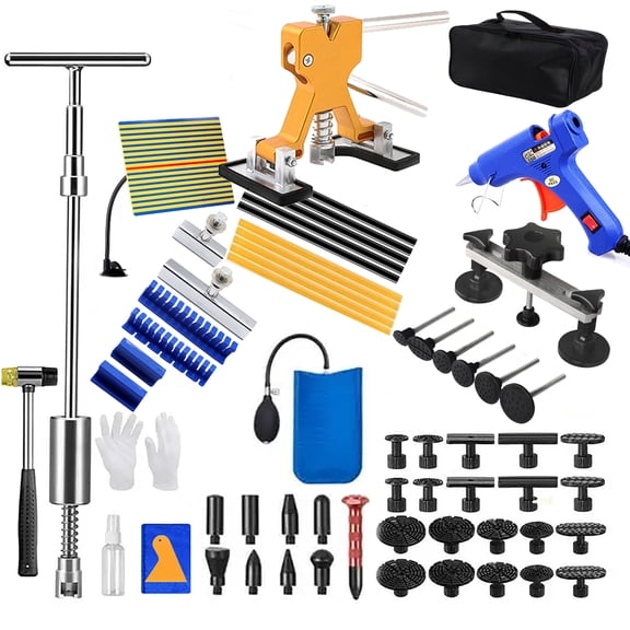Hex Autoparts Car Body Dent Puller Hammer Bridge Lifter Tool Paintless Hail Remover Repair Kit