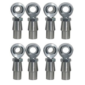 Hex Autoparts Chromoly 4 Link 3/4 x 3/4-16 Rod End Kit Heim Joints Ends XMRL12 Bung .120 Wall