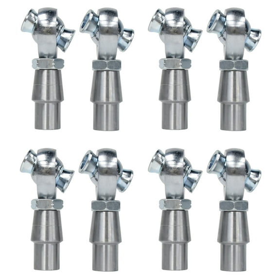 Hex Autoparts Chromoly 4 Link Kit Heim Joints Rod End 3/4 x 3/4-16 with 3/4-5/8 HMS Bung .120