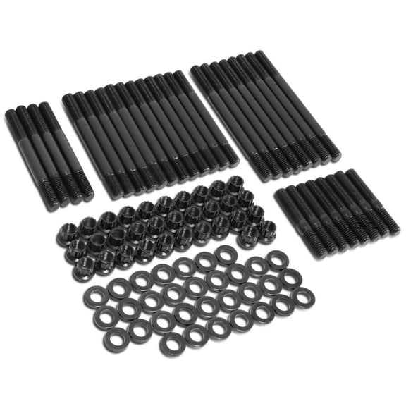 Hex Autoparts Cylinder Head Stud Bolt Kit 135-4001 for 1966-2000 Chevrolet Chevy BBC 454 C2500 C3500 C1500 396 402 427 454 6.5L 6.6L 7.0L 7.4L