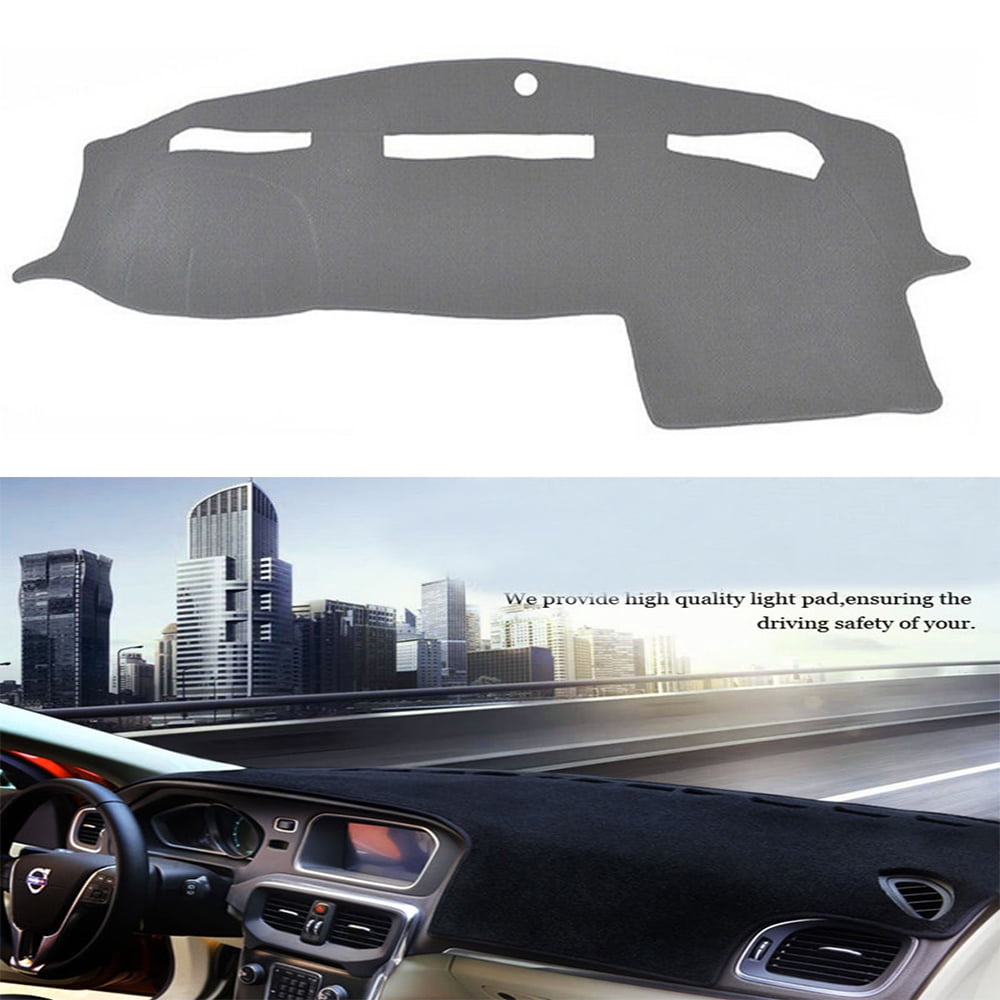 Hex Autoparts Dash Cover Dashmat Dashboard Mat for 2011 2012 2013 2014 2015 2016 Dodge Ram 1500 2500 3500 Gray/Grey