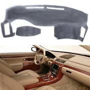 Hex Autoparts Dash Cover Mat Dashboard Carpet Pad for 2003-2008 Infiniti FX35 FX45 FX50 Gray