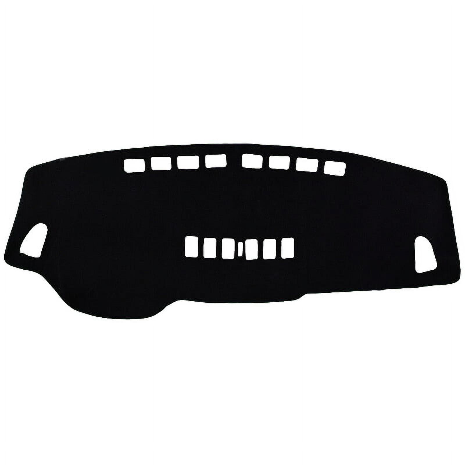 Hex Autoparts Dashboard Pad Dash Cover Mat Dashmat Sun Shade Black Replacement for Nissan Versa 2007-2011