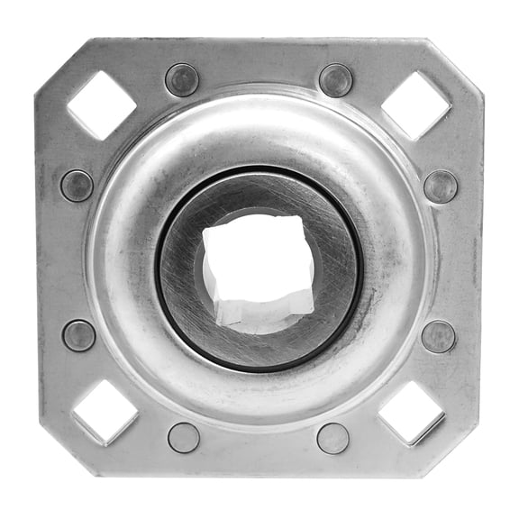Hex Autoparts FD211RM 1-1/2" Square Bore Harrow Flange Disc Bearing Unit Compatible with FD211RM FD211 1-1/2SQ, Harrow Disc Bearing 1-1/2 Inch for Disc Harrow & Other Agricultural Tools, 1.5"