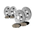thumbnail image 1 of Hex Autoparts Front + Rear Drill Slot Brake Rotors & Ceramic Pads For 2010-2015 Chevy Camaro, 1 of 1