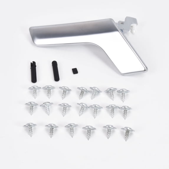 Hex Autoparts Left Driver Side Interior Door Handle Repair Kit for 2008 2009 2011 2012 2013 2014 2015 Mercedes-Benz C250 C300 Matte Silver