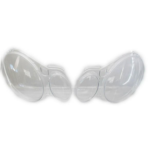 Hex Autoparts Left Right Headlight Lens Cover For 2002-2008 Mercedes-Benz E Class W211 350 E320
