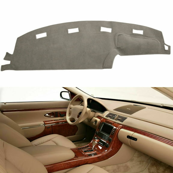 Hex Autoparts Mat Dash Cover Carpet for 1994 1995 1996 1997 Dodge Ram 1500 2500 3500 Gray/Grey