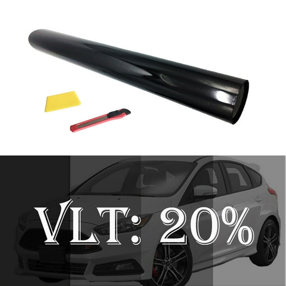 Hex Autoparts New 40"x100FT 20% VLT Shade 2Ply Car Window Tint Film Roll 20%