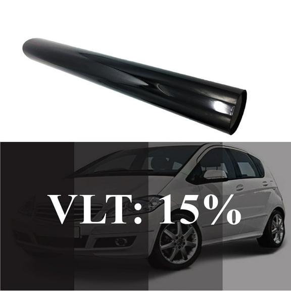 Hex Autoparts Uncut 40"x100' FT Feet 15% Dark Shade 2Ply Window Tint Film Roll 15%