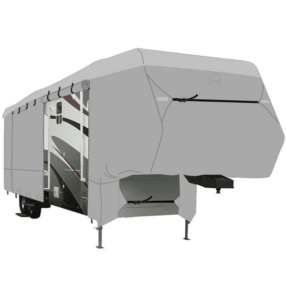 Hex Autoparts Waterproof 5th Wheel RV Motorhome Camper Storage Cover 37'-41' FT