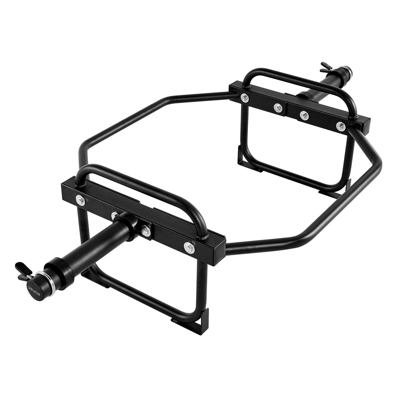 Hex Bar Trap Bar 2 Inch 500 LBS Capacity Shrug Bar for Weightlifting Strength Training Home Gym Squats Deadlifts Shoulder Presses Black