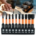 thumbnail image 1 of Hex Bit Set,Impact Hex Head Allen Drill Bits Set with Storage Box,Magnetic Screwdriver Attachments for Power Tools,Home Repair,Black,1 Set, 1 of 9