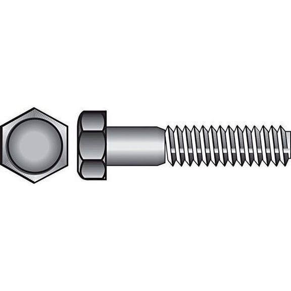 Hillman Hex Bolt - 3/8-16 Thread, 1.5 In. Length - 100 Count, Multicolor  Construction & DIY Use, Standard Hardware Spec