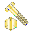 thumbnail image 1 of Hex Bolts, Grade 5 Yellow Zinc, 1/4"-20 x 7/8" (Quantity: 100 pcs) Fully Threaded UNC Thread (Thread Size: 1/4") x (Length: 7/8"), 1 of 1