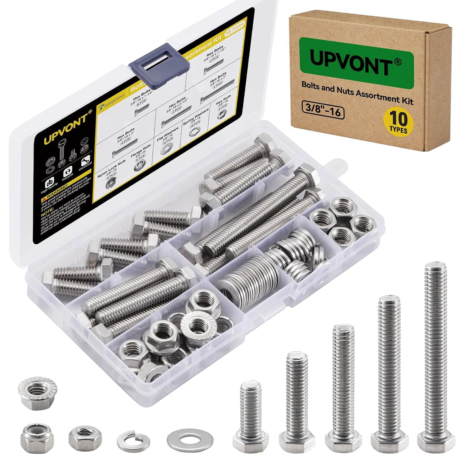 Bullone A Occhiello In Acciaio Inox 316 3/8 UNC - Grado
